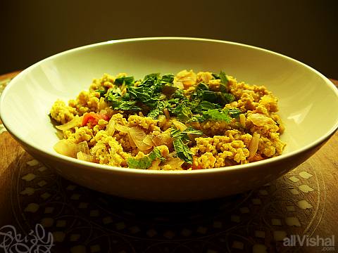 Scrambled Eggs, Indian Style.