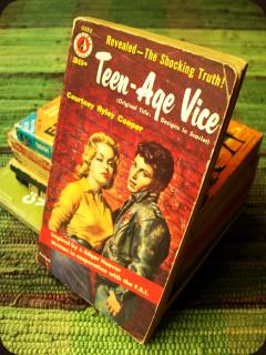 Teen-Age Vice or Designs in Scarlet by Courtney Ryley Cooper - Front Cover - Click to Embiggen