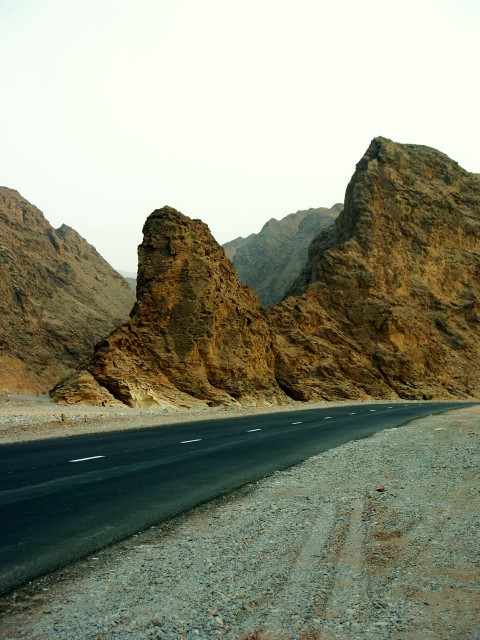 Small hill by the side of the road near Yitti in Oman Small hill by the side of the road near Yitti in Oman