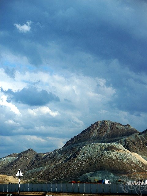 Quarried Mountains in Fujairah