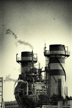Exhaust stack of a power station in Ajman - After Exhaust stack of a power station in Ajman - After