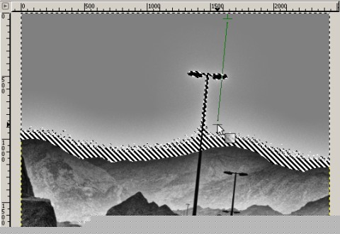Create a gradient keeping in mind the horizon line Create a gradient keeping in mind the horizon line