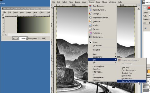 Use Sample Colorise to tone the image