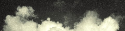 The top of a cloud in black & white The top of a cloud in black & white