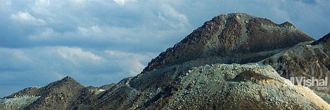 Thumbnail header swatch of quarried mountains in Fujairah