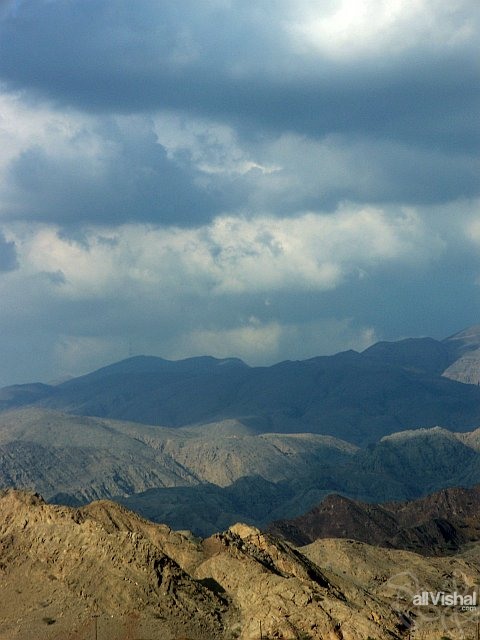 Undulating range of hills in Ras Al Khaimah