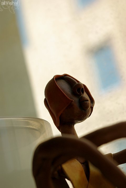 A fancy mobile phone cradle