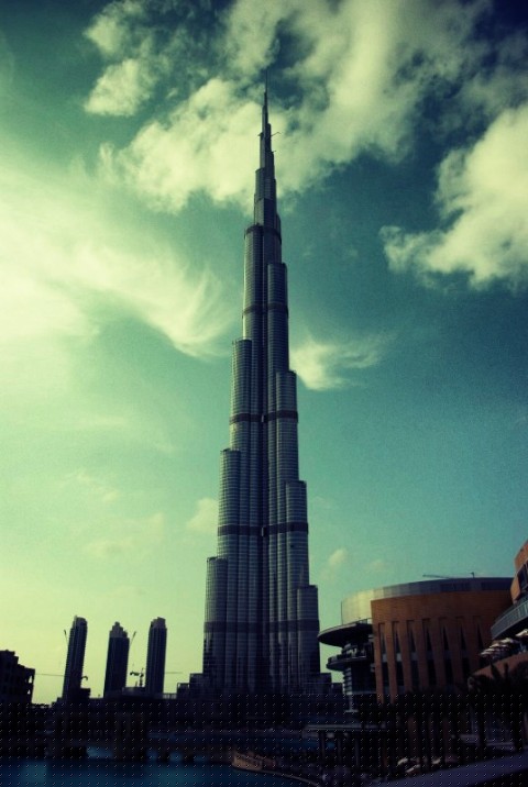 Burj Khalifa - cross-processed Burj Khalifa - cross-processed