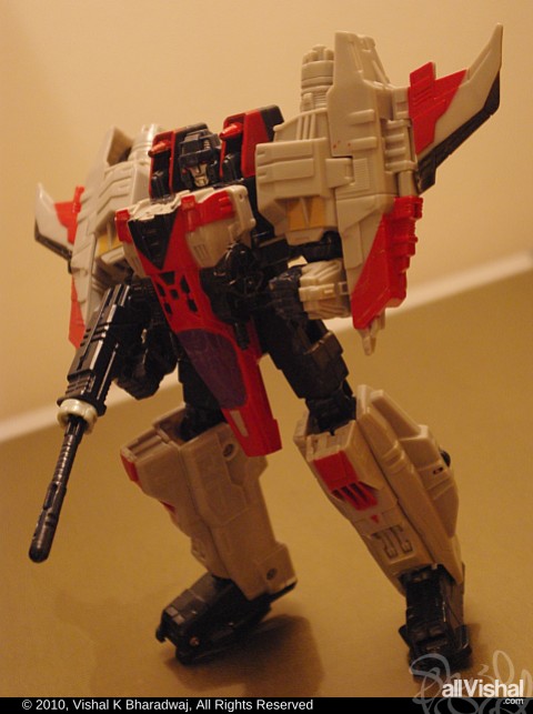 Macro shot of a cheap transforming robot toy in its robot form Macro shot of a cheap transforming robot toy in its robot form