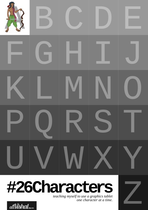 #26characters a complete