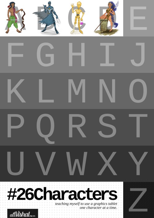 #26characters a-d complete