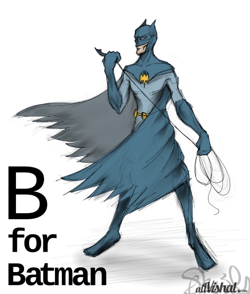 #26characters b for batman