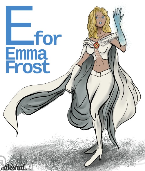 #26characters e for emma frost #26characters e for emma frost