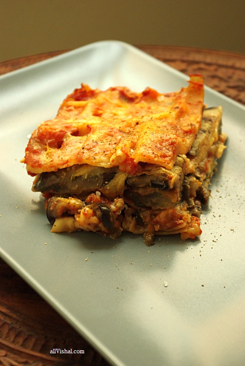 eggplant zucchini lasagne