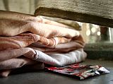 folded sari