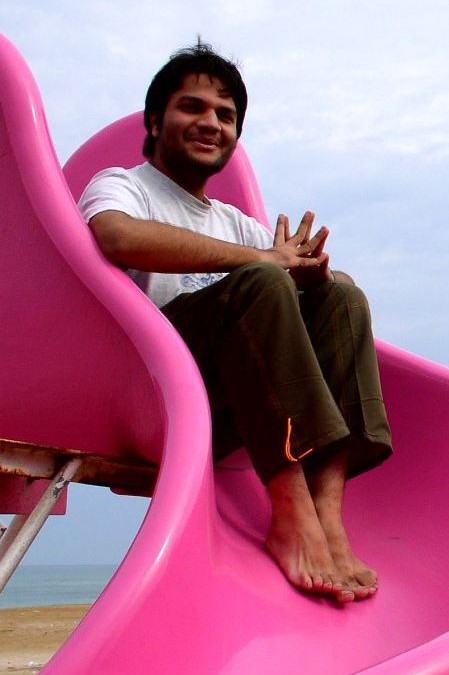 the artist at work, circa 2005