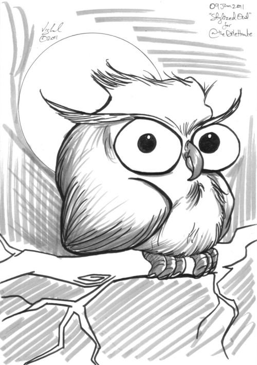 stylised owl